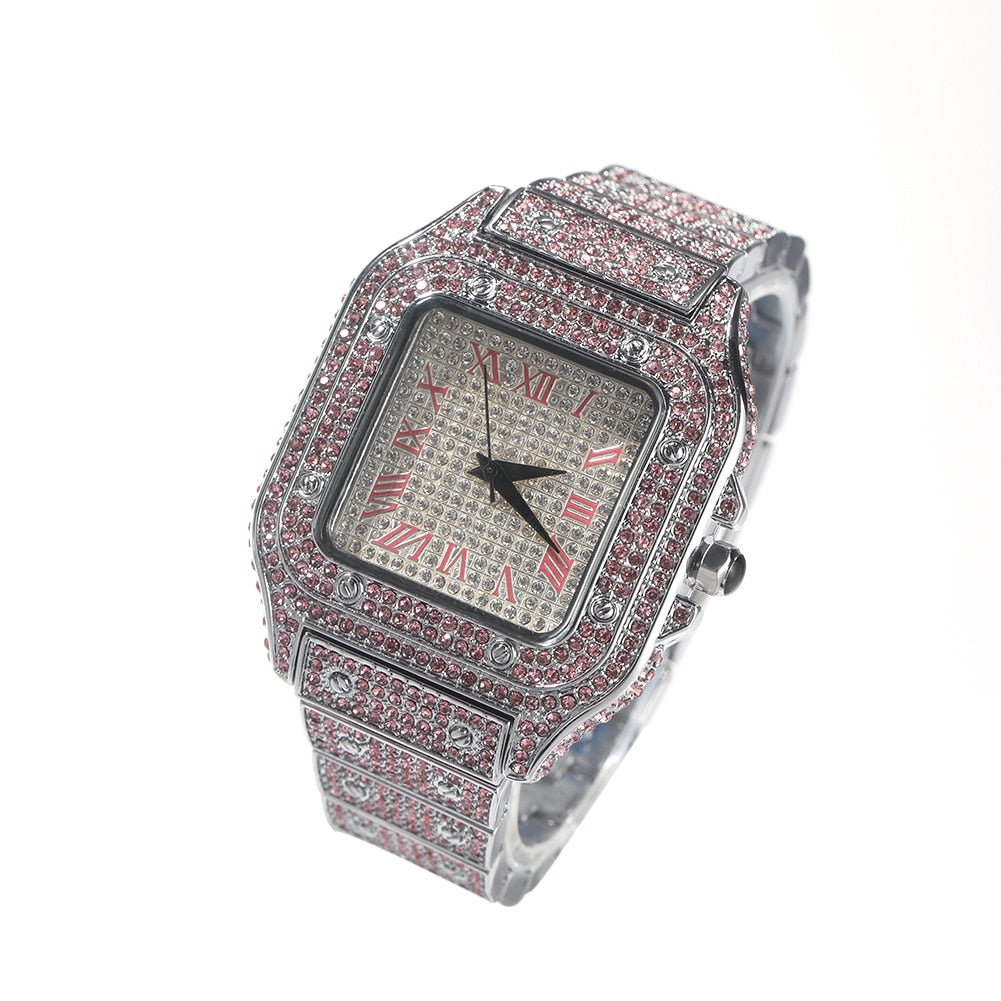 Pink Diamond Watch | Blue Diamond Watch | Bling Watch