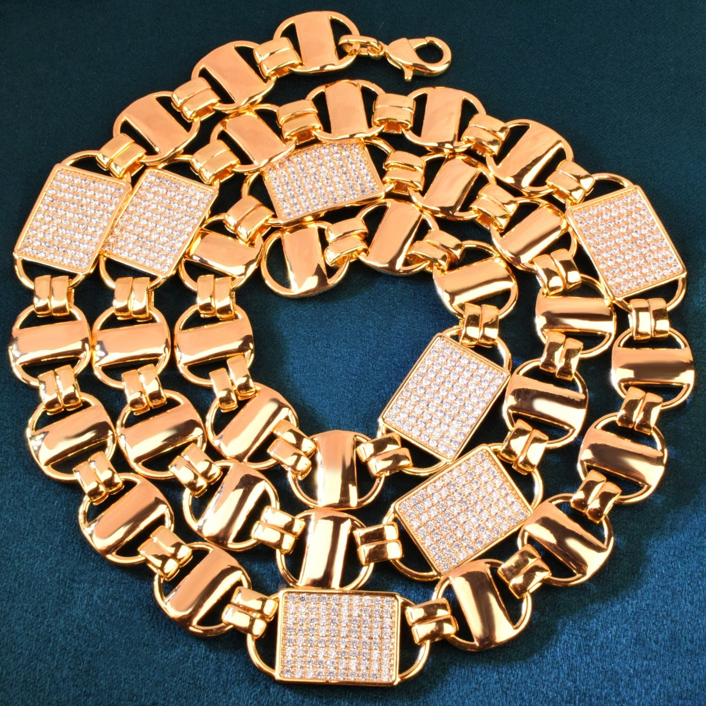 20mm | Cuban Link Chain and Bracelet | Hip Hop Jewelry Sets