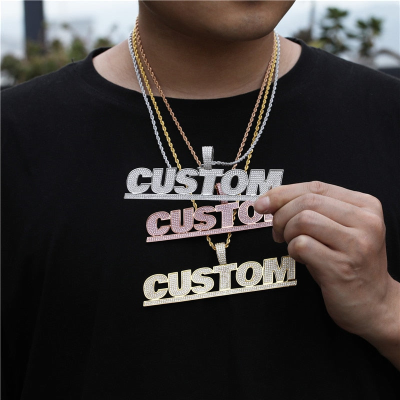 Custom Name Necklace |  Iced Out Jewelry