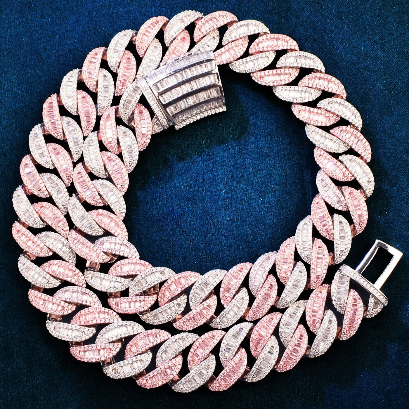 19mm | Diamond Cuban Link Necklace | Womens Cuban Link Chain