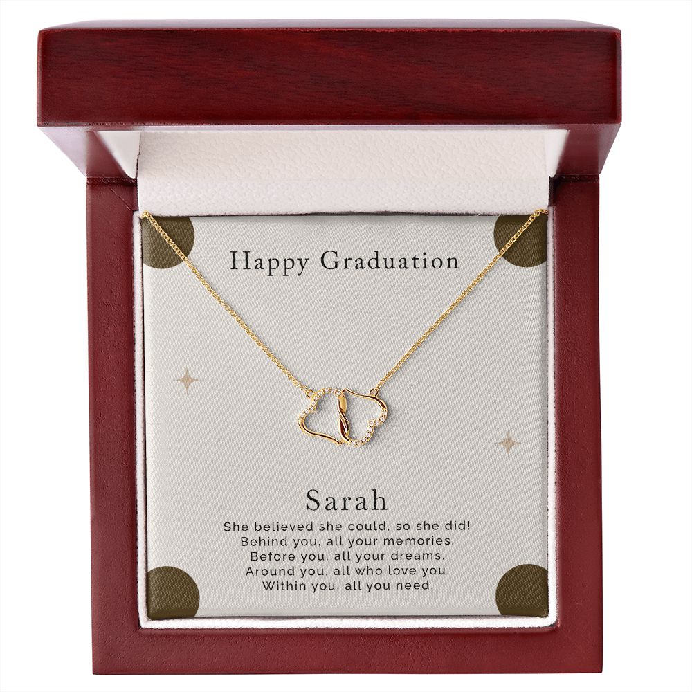 Graduation Gifts for Her | Personalized | Everlasting Love Necklace