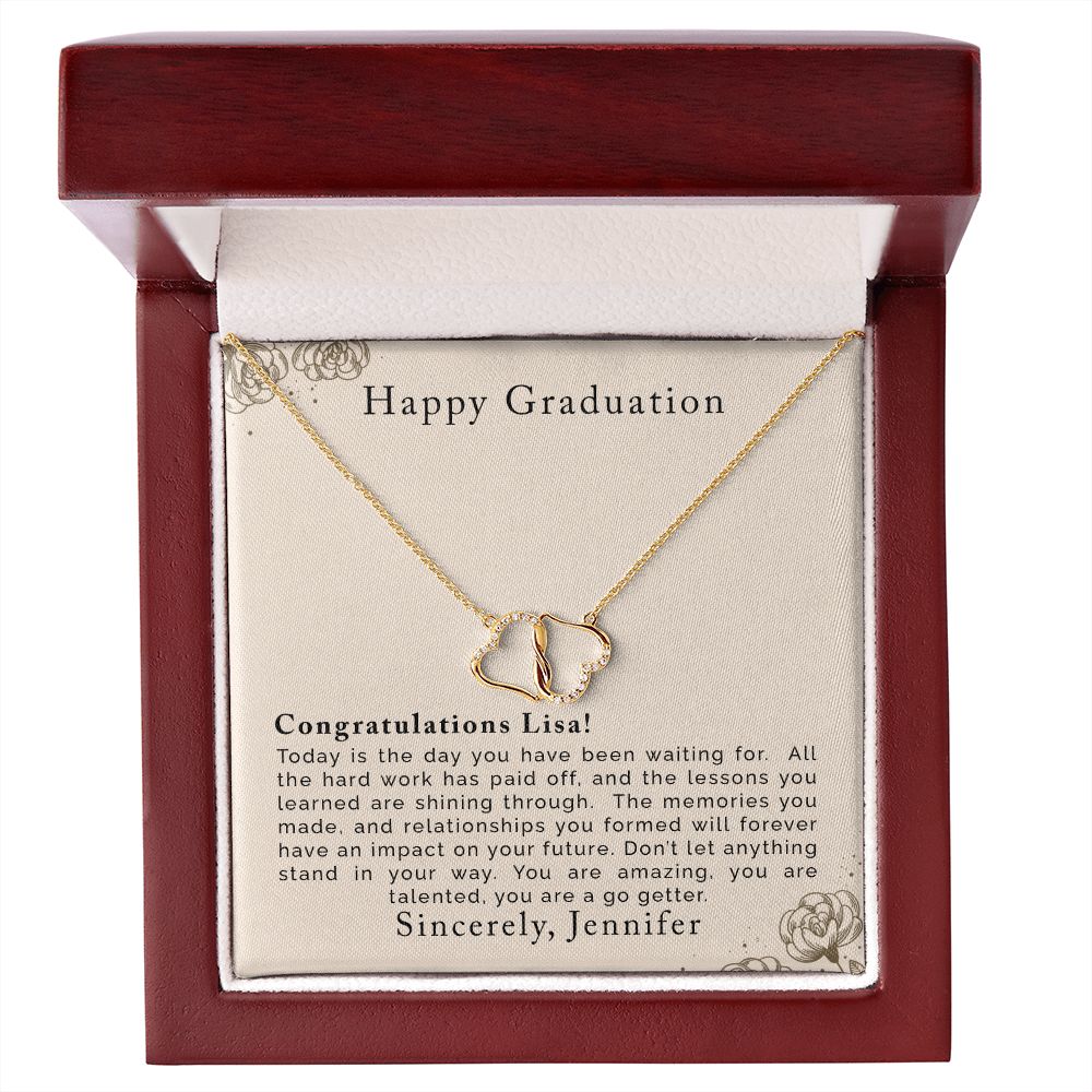 College Graduation Gifts | Personalized | Everlasting Love Necklace