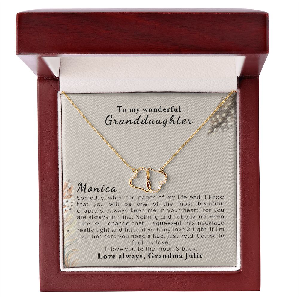 Gift for Grandaughter| Personalized | Everlasting Love Necklace