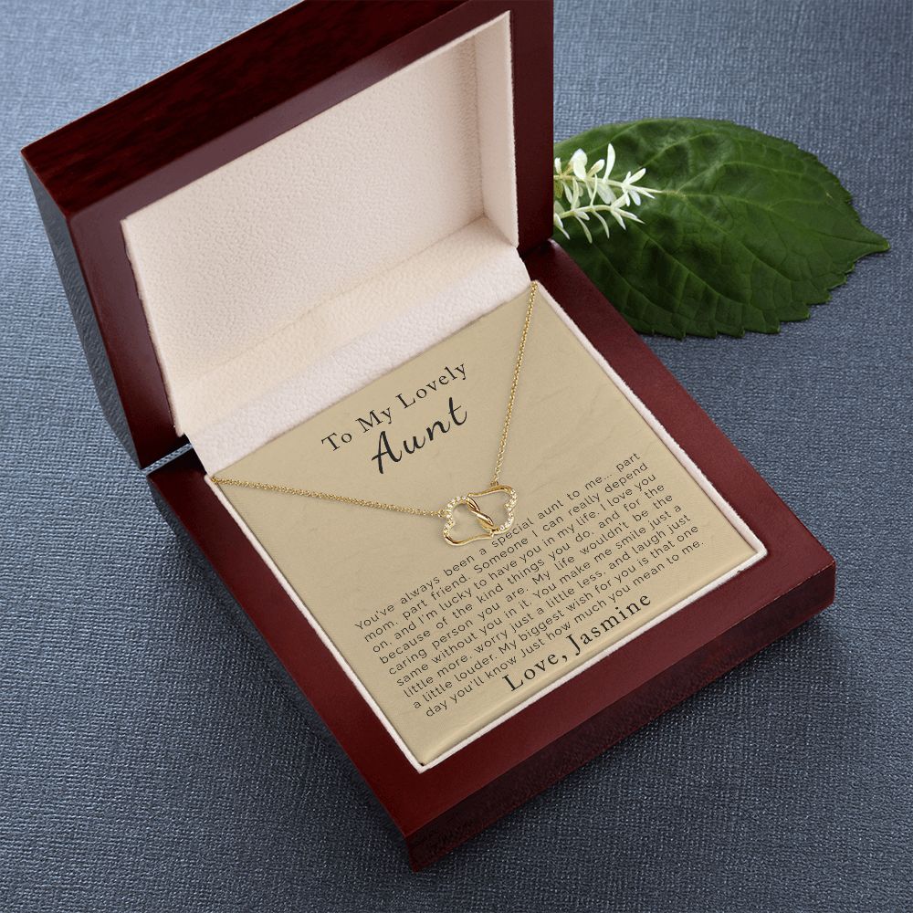 Personalized Aunt Gifts | Everlasting Love Necklace