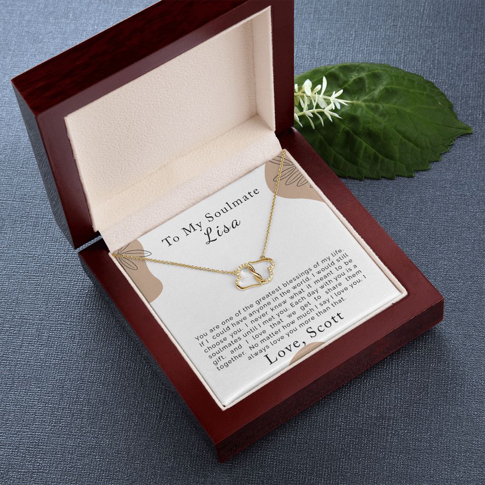 Soulmate Gift Personalized Everlasting Love Necklace