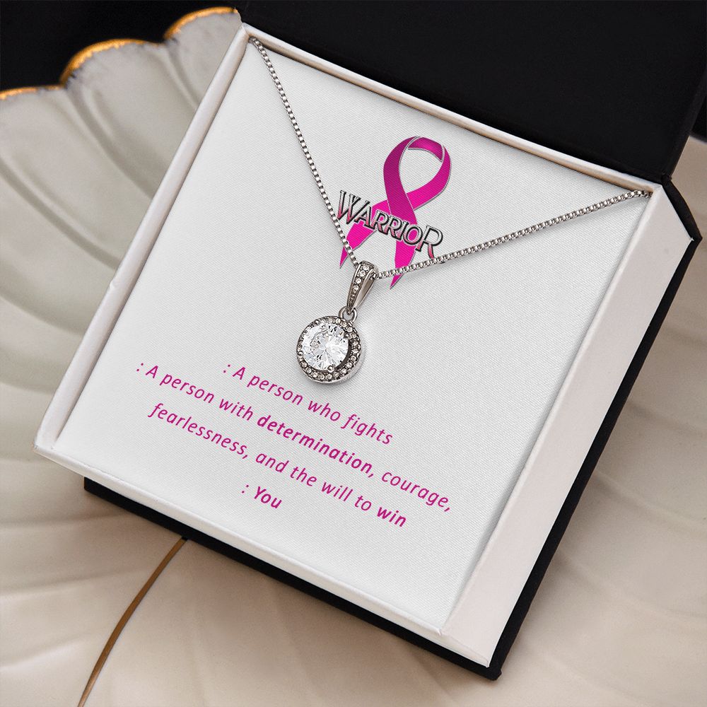 Gift for Breast Cancer Warrior Eternal Hope Necklace