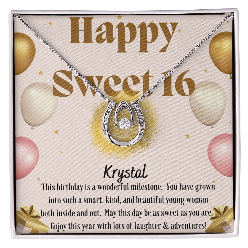 Sweet 16 Birthday Gift - Personalize with her Name - Julri Box