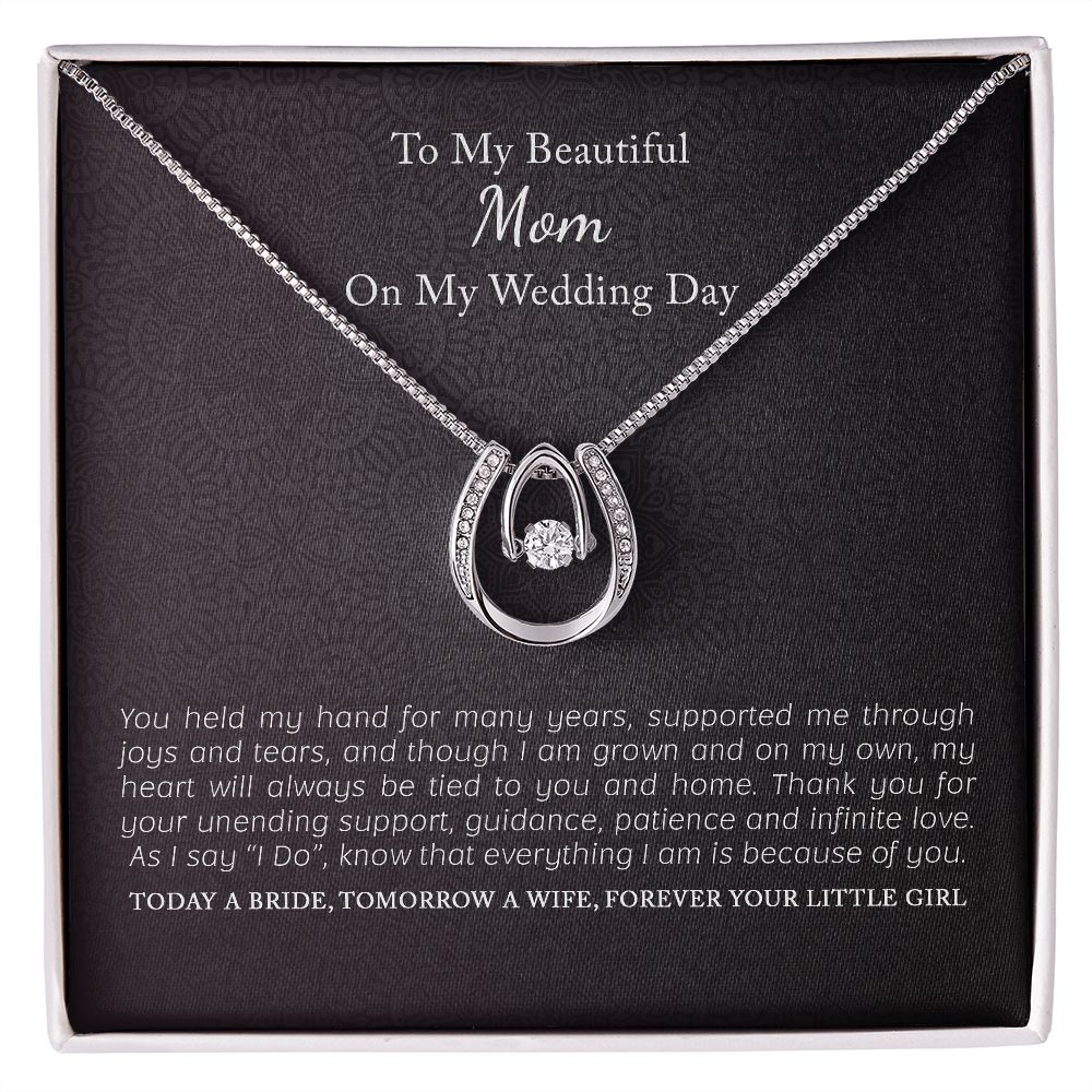 Wedding Day Gift To Mom From Bride | Love Necklace - Julri Box