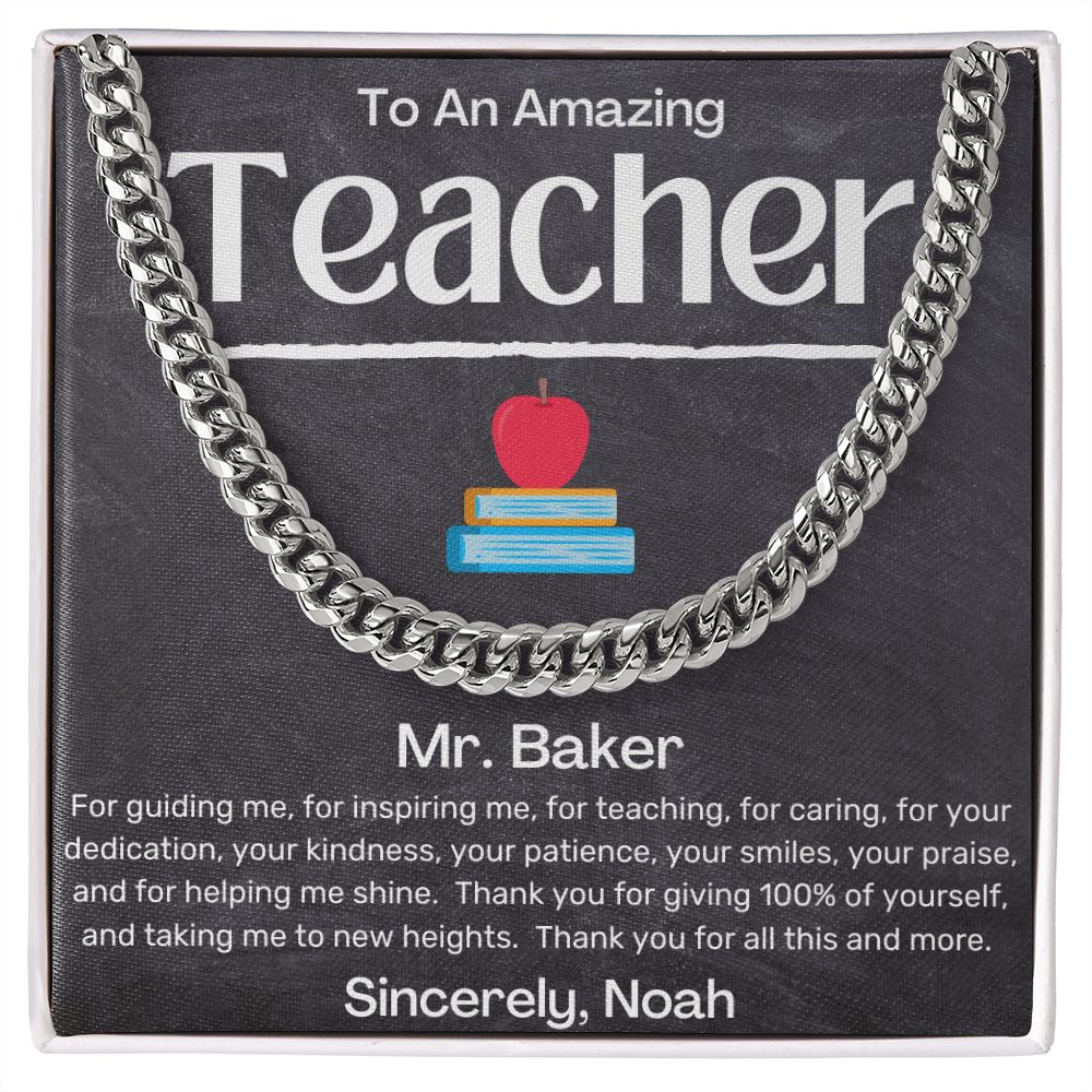 Teacher Appreciation Gift | Personalize with Name - Julri Box
