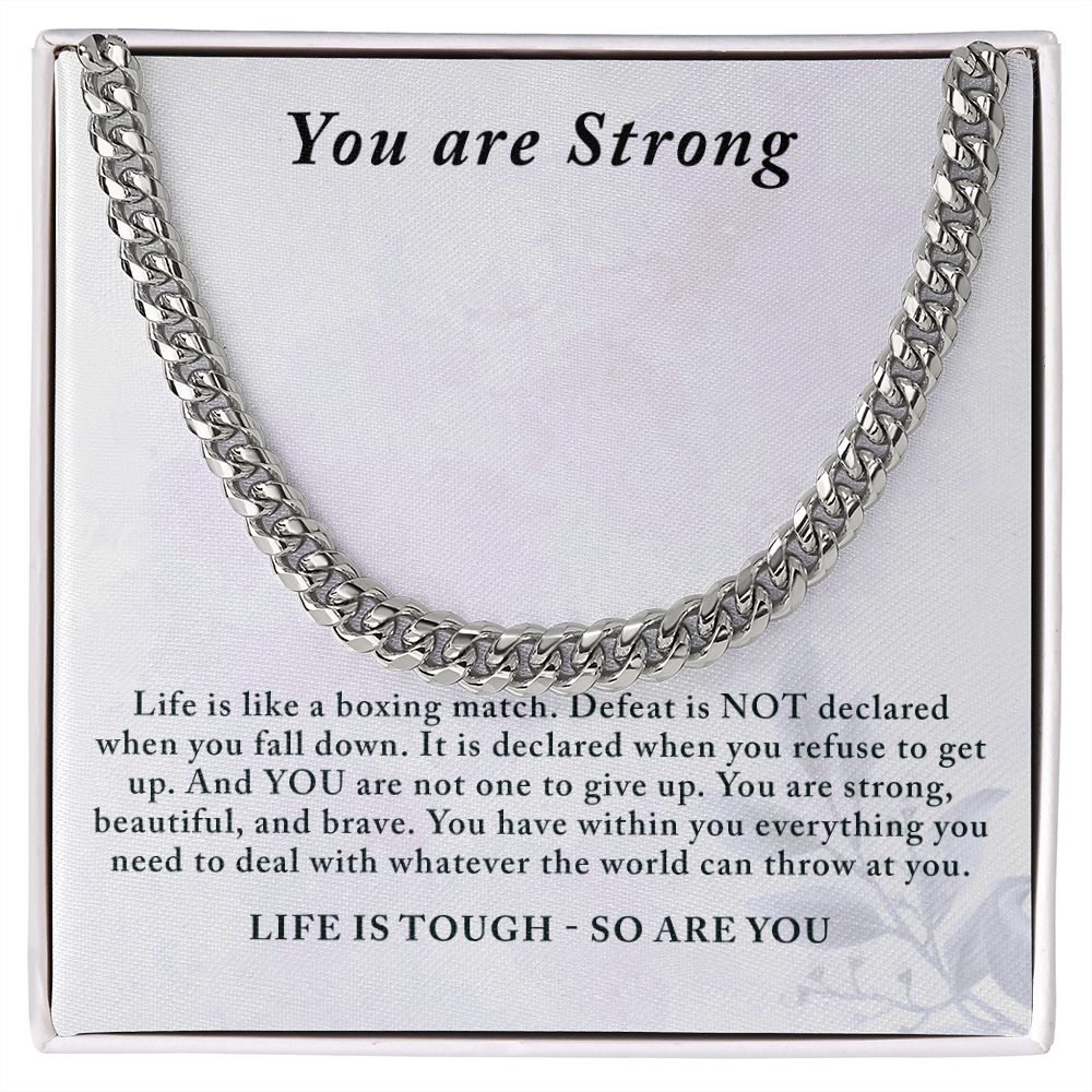Inspirational Gift for Man: You Are Strong - Julri Box