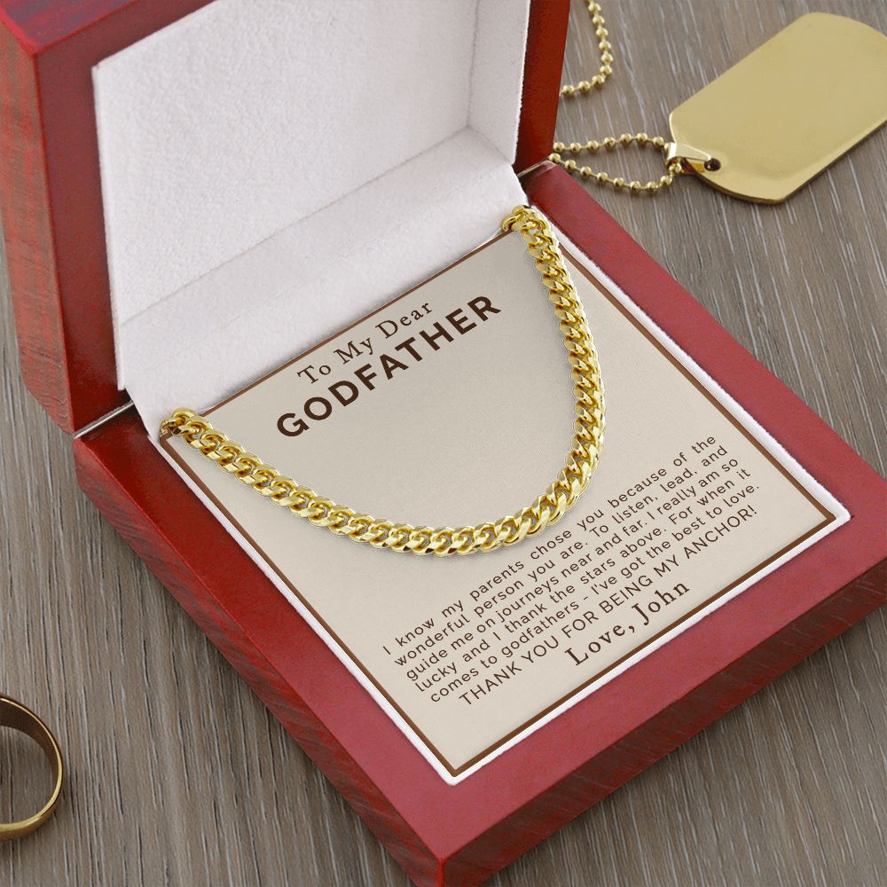 To Godfather Personalized Cuban Link Chain