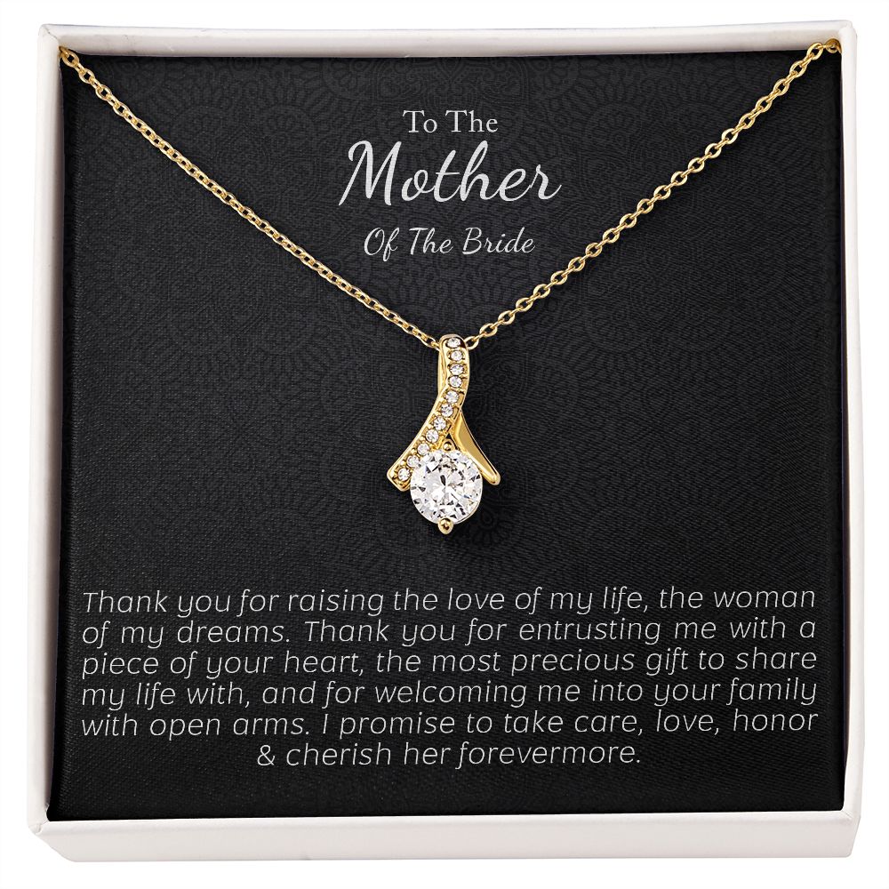 Wedding Day Gift to Mother of the Bride From Groom | Necklace Set - Julri Box