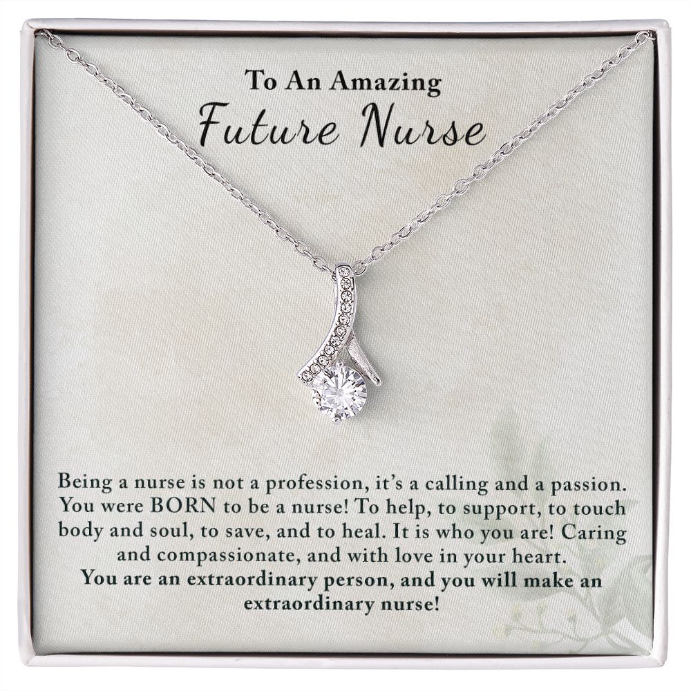 Gift for Future Nurse | Custom Message Card with Beautiful Necklace - Julri Box