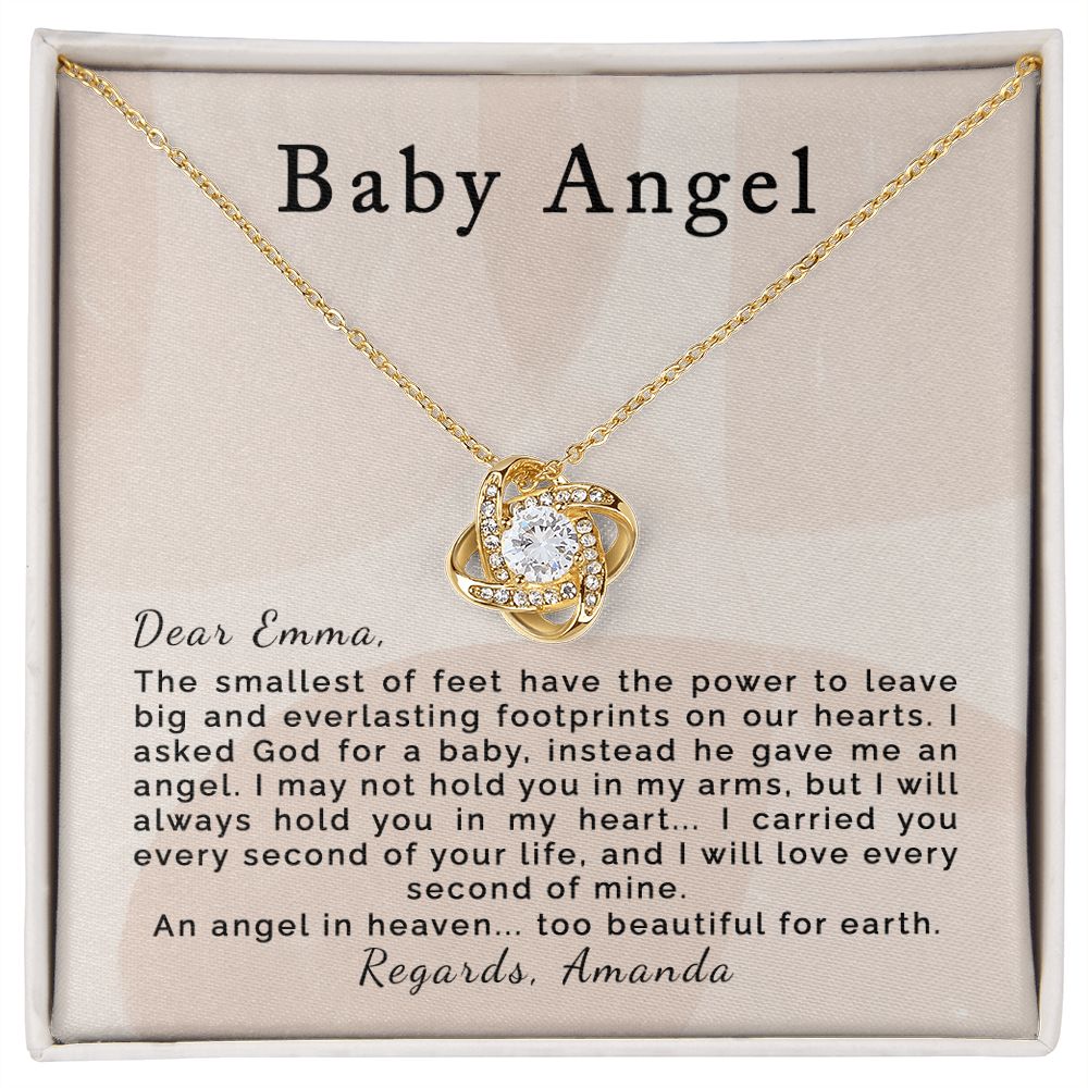 Miscarriage | Personalized | Love Knot Necklace