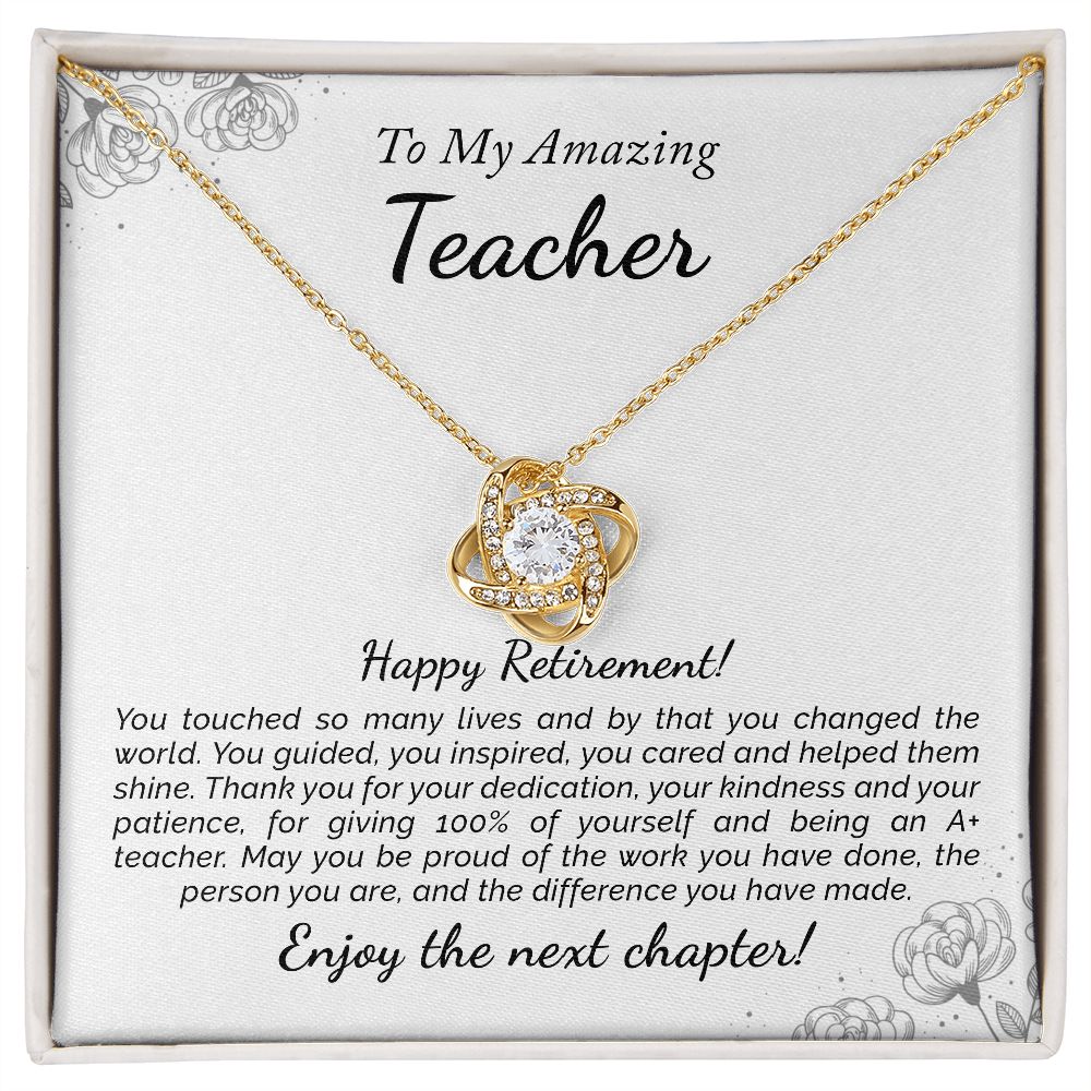 Retirement gifts for teachers jewelry sale