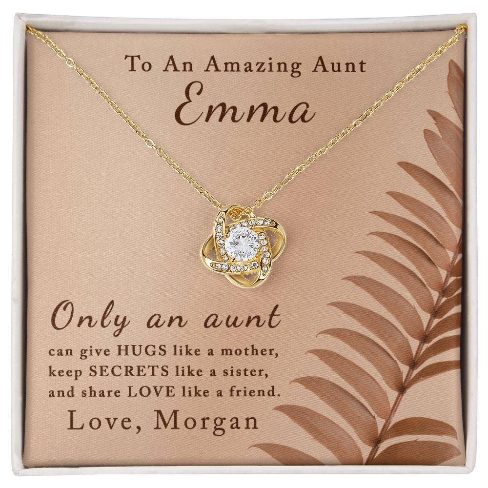 Personalized aunt necklace online