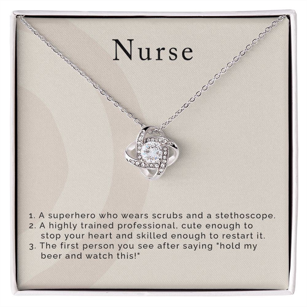 Gifts for Nurses | Love Knot Necklace