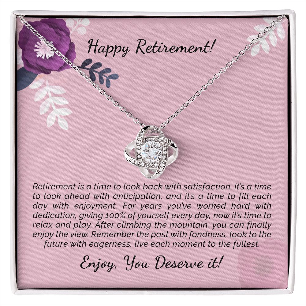 Retirement | Love Knot Necklace - Julri Box