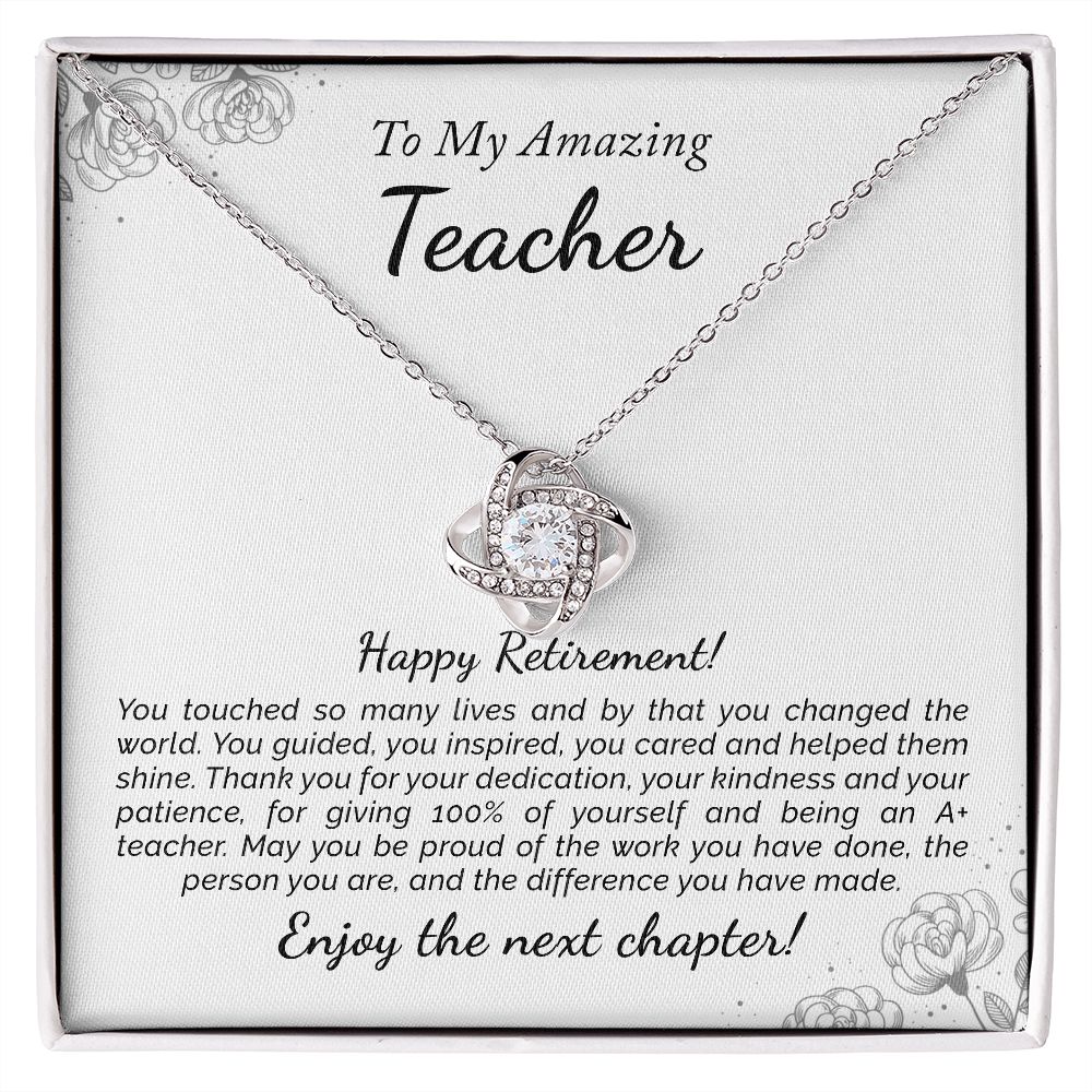 Retirement Gift for Teacher | with Custom Message - Julri Box