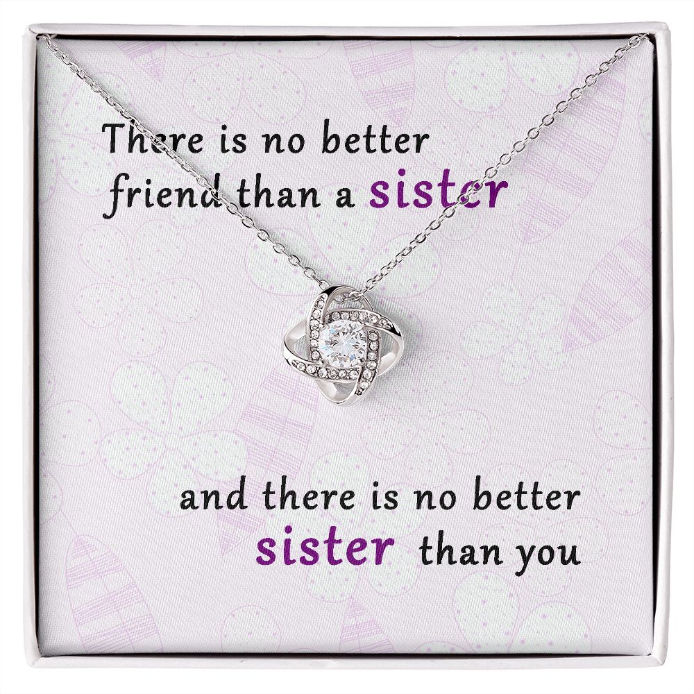 Gift For sister | Loveknot Necklace - Julri Box