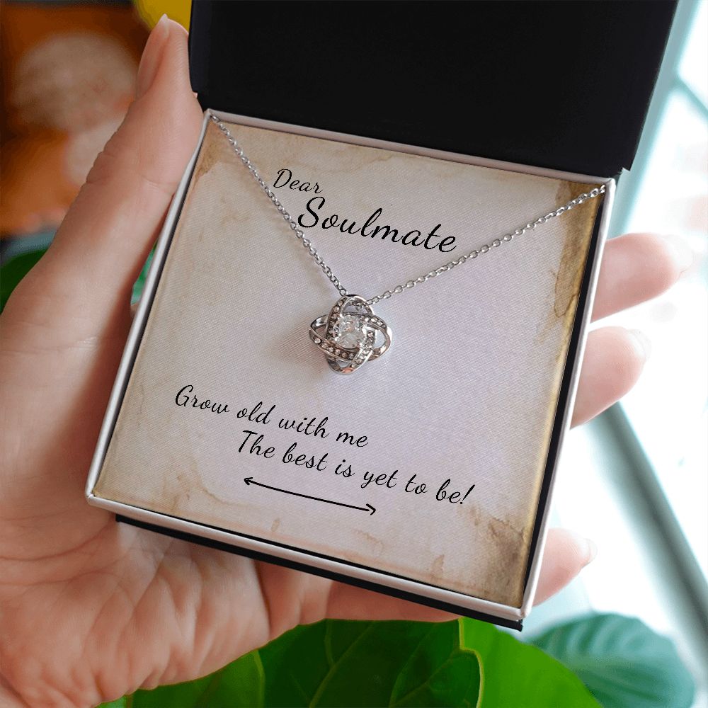 Grow old with me | Loveknot Necklace - Julri Box