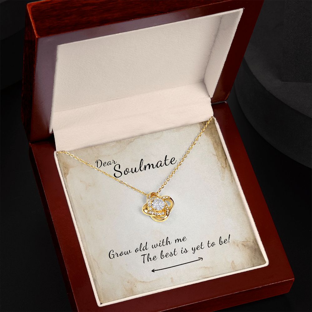 Grow old with me | Loveknot Necklace - Julri Box