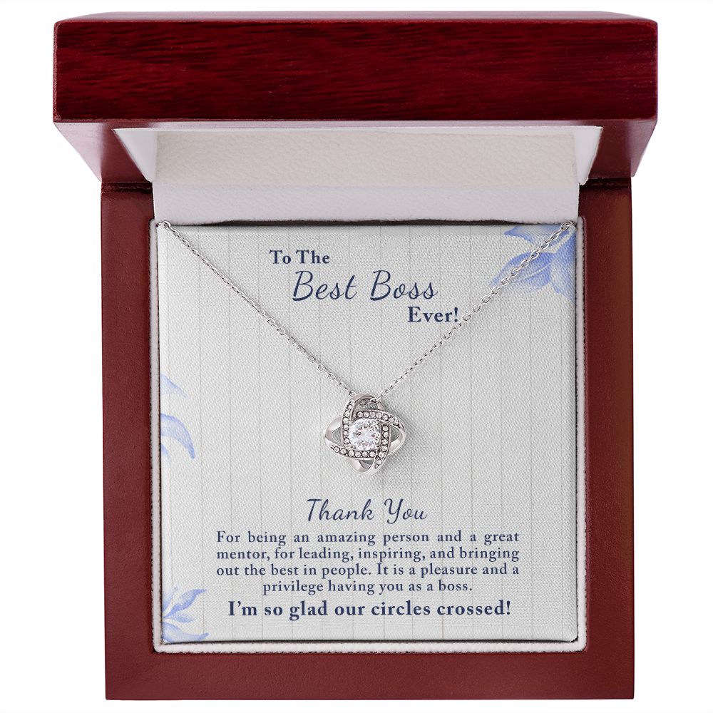 Gift for Boss | Love Knot Necklace - Julri Box