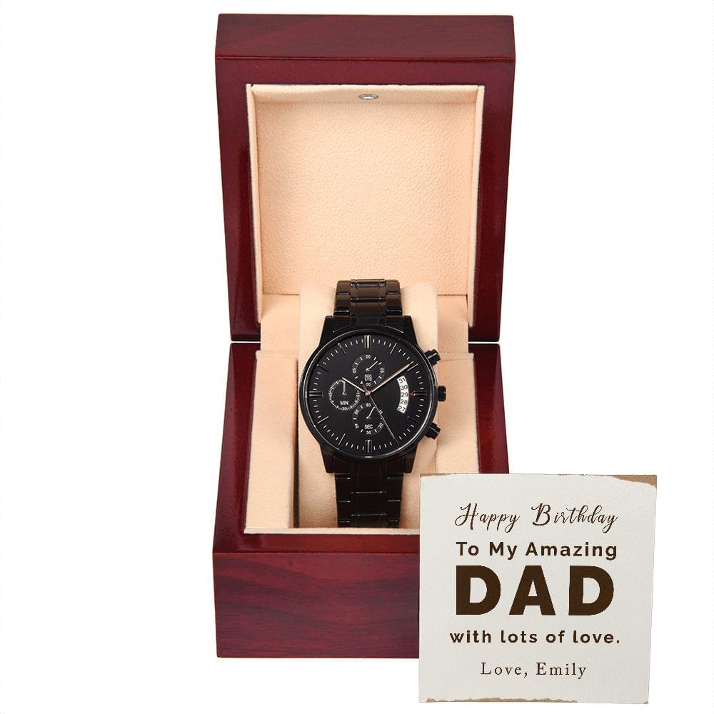 Birthday Gifts for Dad Chronograph Watch