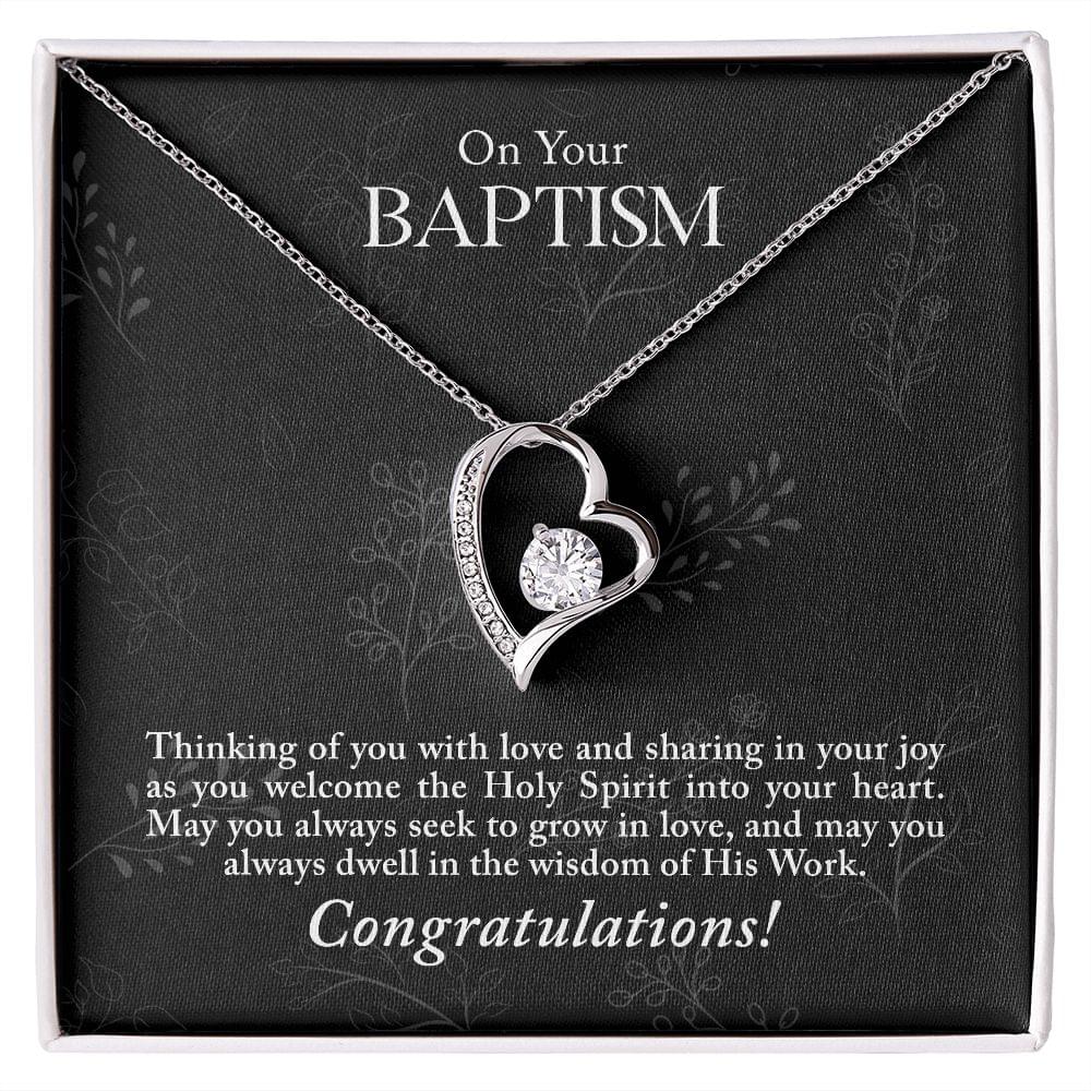 Baptism Gift for Girl | Artisan-Crafted Cross with Custom Message Card