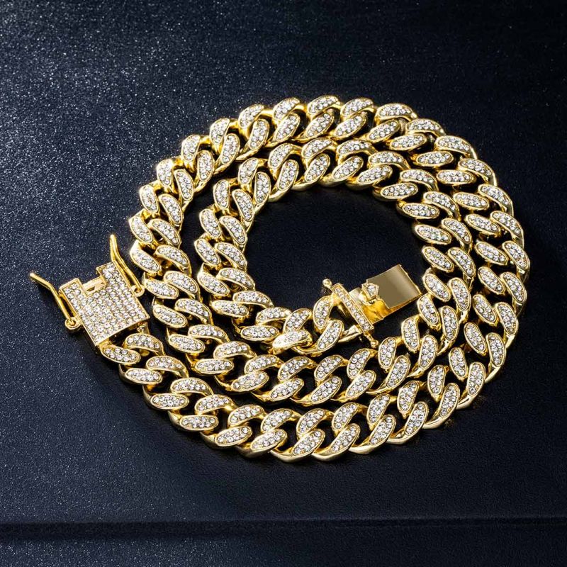 13mm Cuban Link Chain | Iced Out Miami Cuban Link Chain